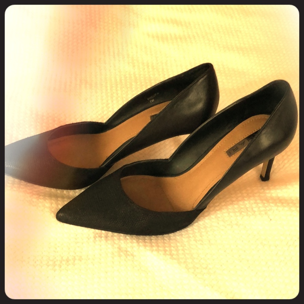 Black high heels
